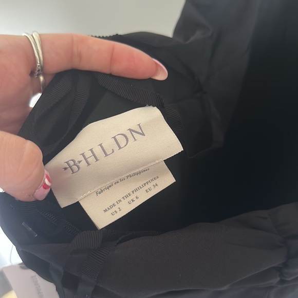 Nwt size 2 bhldn backless crepe dress black - Picture 6 of 6